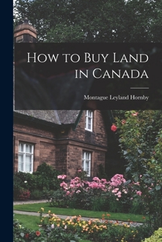Paperback How to buy Land in Canada Book