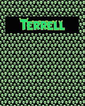 Paperback 120 Page Handwriting Practice Book with Green Alien Cover Terrell: Primary Grades Handwriting Book