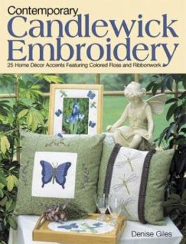 Paperback Contemporary Candlewick Embroidery Book
