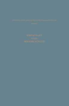 Paperback Wirtschaft Und Höhere Schule [German] Book
