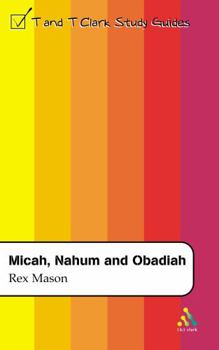 Paperback Micah, Nahum and Obadiah Book