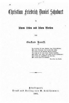 Paperback Christian Friedrich Daniel Schubart [German] Book