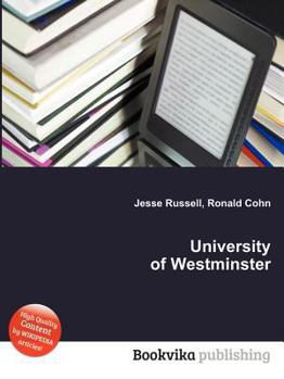 Paperback University of Westminster Book