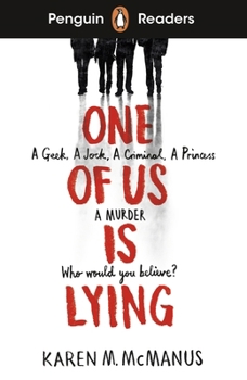 Paperback Penguin Readers Level 6: One Of Us Is Lying (ELT Graded Reader) Book