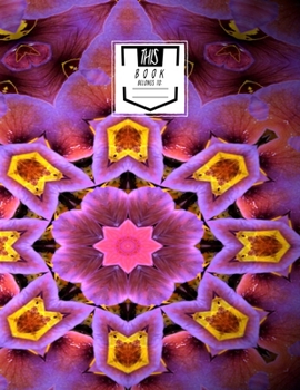 Paperback Notebook: Star Crystals - Wide Ruled, Lined, Large Notebook Book