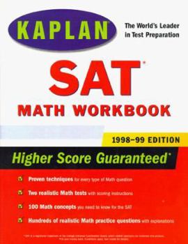 Paperback Kaplan SAT Math Workbook Book