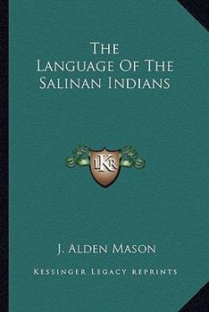 Paperback The Language Of The Salinan Indians Book