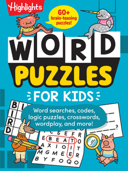 Paperback Word Puzzles for Kids Book