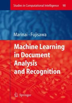 Hardcover Machine Learning in Document Analysis and Recognition Book