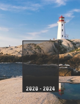 2020 - 2014: Calendar 60 Months / 5 Year Planner / Diary (January 2020 – December 2024), a month on 2 pages + notes / LIGHTHOUSE PHOTO COVER