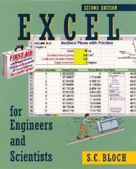 Paperback Excel for Engineers and Scientists [With CDROM] Book