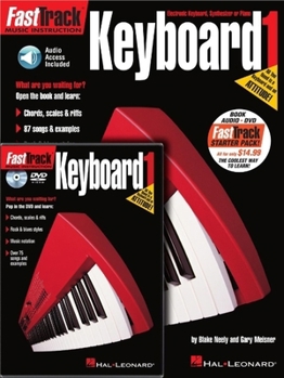 Paperback Fasttrack Keyboard Method Starter Pack: Book/Online Audio/DVD Pack [With CD (Audio) and DVD] Book