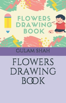 Paperback flower drawing book