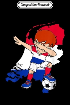 Composition Notebook: Holland Soccer Dutch Dabbing Football  Journal/Notebook Blank Lined Ruled 6x9 100 Pages