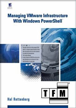 Paperback Managing VMware Infrastructure with Windows PowerShell TFM Book