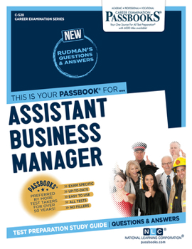 Paperback Assistant Business Manager (C-528): Passbooks Study Guide Volume 528 Book