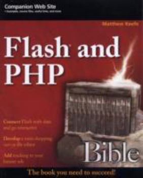Paperback Flash and PHP Bible Book