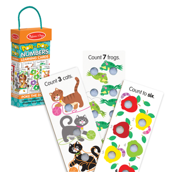 Toy Poke-A-Dot Numbers Learning Cards Book