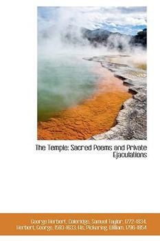 Hardcover The Temple: Sacred Poems and Private Ejaculations Book