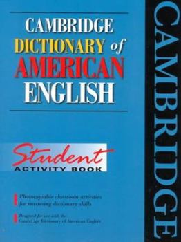 Paperback Cambridge Dictionary of American English Student Activity Book