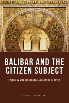 Paperback Balibar and the Citizen Subject Book