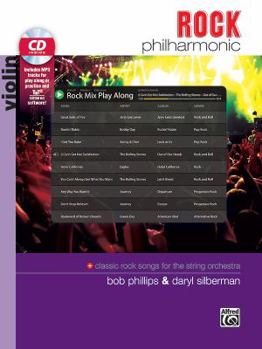 Paperback Rock Philharmonic: Classic Rock for the String Orchestra (Violin), Book & CD Book