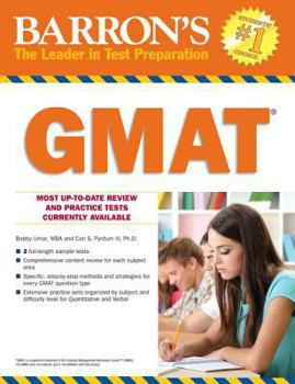 Paperback Barron's GMAT Book