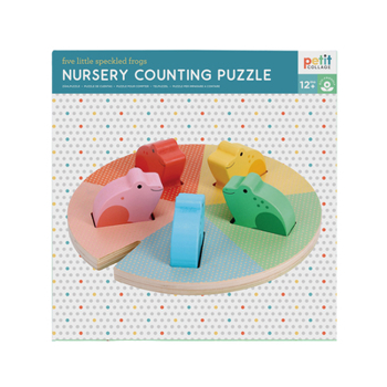 Misc. Supplies Nursery Counting Puzzle: Five Little Speckled Frogs [Spanish] Book