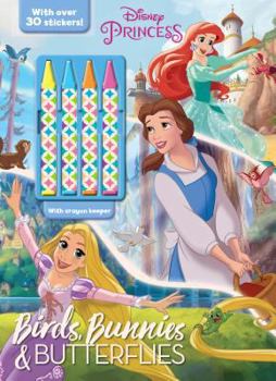 Paperback Disney Princess Birds, Bunnies & Butterflies Book