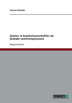 Paperback Geistes- & Sozialwissenschaftler als Gründer und Entrepreneure [German] Book