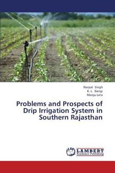 Paperback Problems and Prospects of Drip Irrigation System in Southern Rajasthan Book
