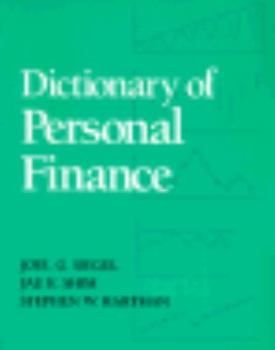 Paperback Dictionary of Personal Finance Book