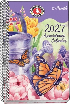 Spiral-bound 2027 Gooseberry Patch Appointment Calendar Book