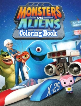 Paperback Monsters vs Aliens Coloring Book