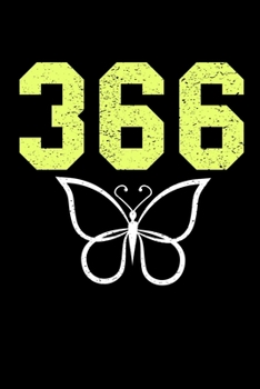 Paperback 366: 2020: 366 Page Blank Lined Journal For Daily Reflection & Activities Book