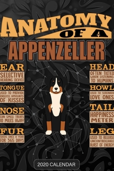 Anatomy Of A Appenzell Cattle Dog: Appenzell Cattle Dog 2020 Calendar - Customized Gift For Appenzell Cattle Dog Dog Owner
