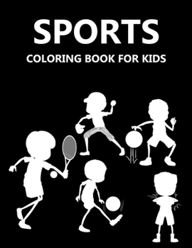Paperback Sports Coloring Book For Kids Book