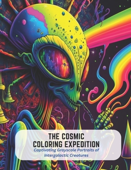 The Cosmic Coloring Expedition: Captivating Grayscale Portraits of Intergalactic Creatures