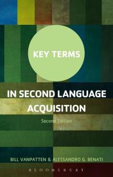 Hardcover Key Terms in Second Language Acquisition Book