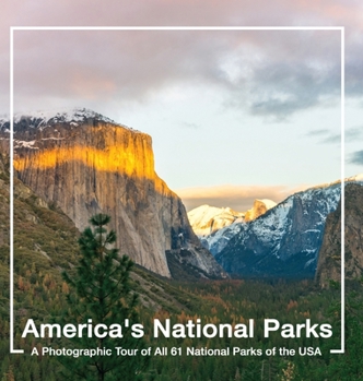 Hardcover America's National Parks Book: A Photographic Tour of All 61 National Parks of the USA Book