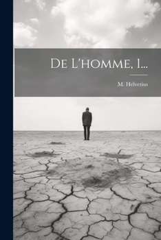 Paperback De L'homme, 1... [French] Book