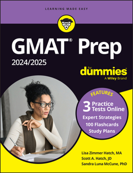 Paperback GMAT Prep 2024/2025 for Dummies with Online Practice (GMAT Focus Edition) Book