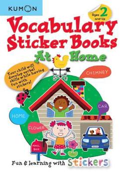 Paperback Kumon Vocabulary Sticker Books at Home Book