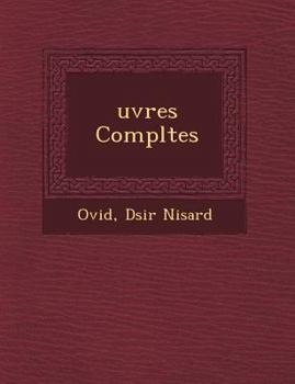 Paperback &#65533;uvres Compl&#65533;tes [French] Book