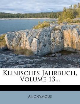 Paperback Klinisches Jahrbuch, Volume 13... [German] Book