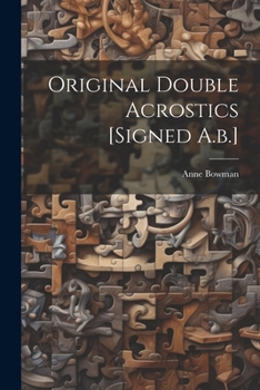 Paperback Original Double Acrostics [signed A.b.] Book