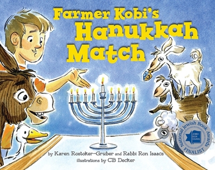 Hardcover Farmer Kobi's Hanukkah Match Book