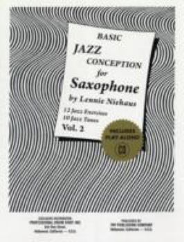 Paperback TRY1058 - Basic Jazz Conception for Saxophone Volume 2 - Book/CD Book