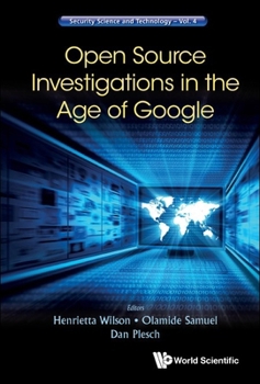 Hardcover Open Source Investigations in the Age of Google Book