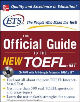 Paperback The Official Guide to the New TOEFL iBT [With CDROM] Book